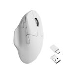 Keychron M7 Wireless Optical Mouse, 30000 DPI, 8000 Hz Polling, Ambidextrous, White