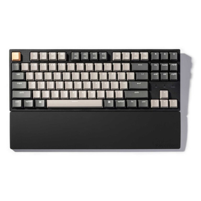 Keychron PR45 Silicone Wrist Rest for K8, K8 Pro, K8 Max, C1, C1 Pro, L4 Keyboards, Black