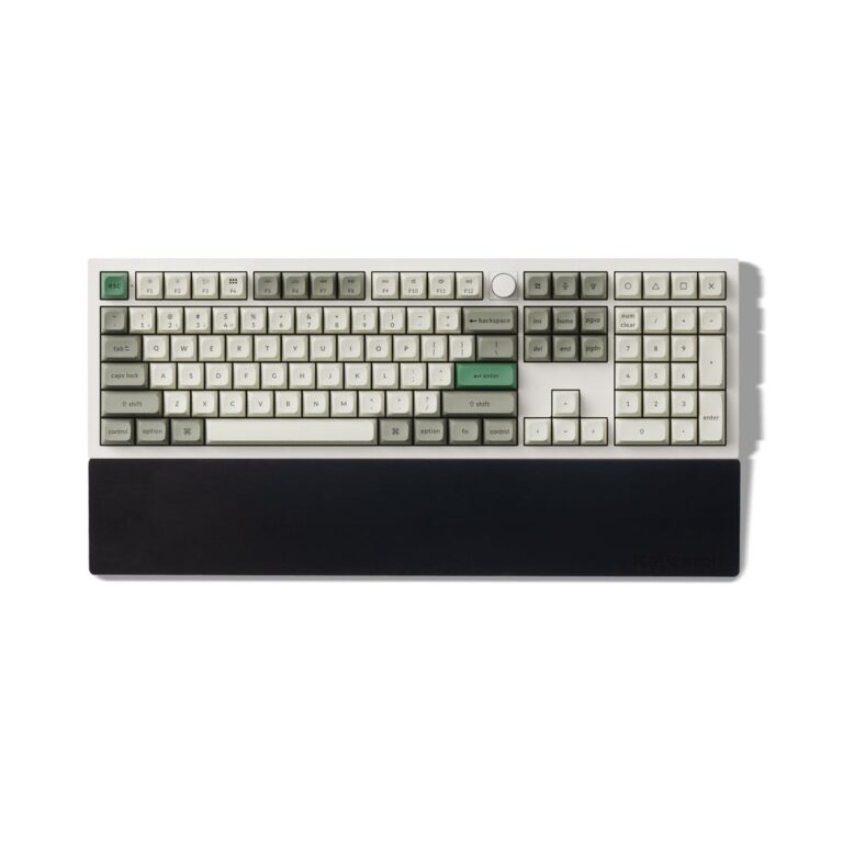 Keychron PR52 Silicone Wrist Rest Black for K10 Pro, Q6, Q6 Pro, Q6 Max, V6, V6 Max