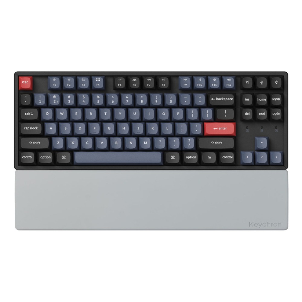 Keychron PR66 Silicone Wrist Rest for K8/K8 V2/K8 Pro/C1/C1 Pro/L4 Keyboards - Grey