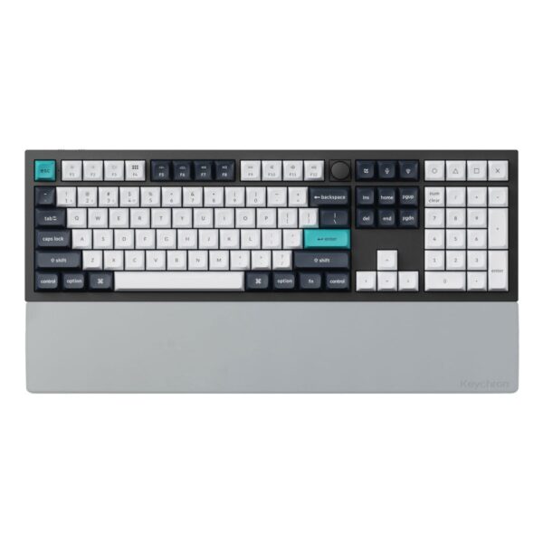 Keychron PR69 Silicone Grey Palm Rest for K10 Pro / Q6 / Q6 Pro / V6 / V6 Max Keyboards
