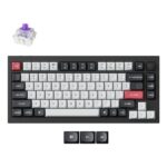 Keychron Q1 HE 75% Layout Wireless Magnetic-Mechanical RGB Keyboard UK English Black/Grey