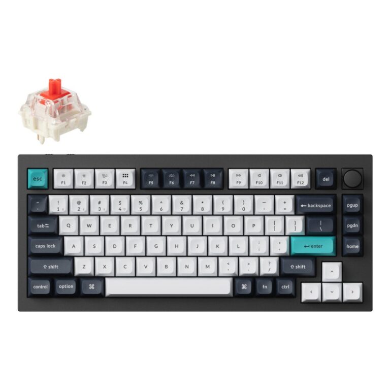 Keychron Q1 Max Wireless Mechanical Keyboard QWERTY UK English Black, Aluminium, 4000 mAh