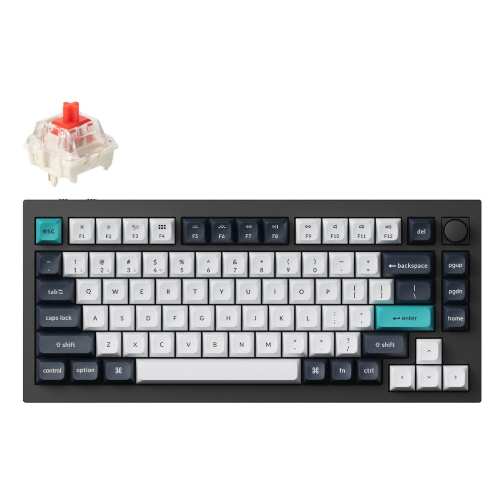 Keychron Q1 Max Wireless Mechanical Keyboard QWERTY UK English Black, Aluminium, 4000 mAh Keychron Q1 Max Wireless Mechanical Keyboard QWERTY UK English Black, Aluminium, 4000 mAh