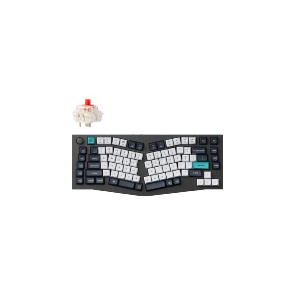 Keychron Q10 Max 75% Alice Wireless Mechanical Keyboard RGB Gateron Red Grey