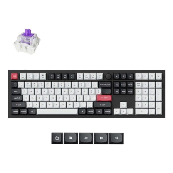 Keychron Q6 HE Mechanical Keyboard Wireless QWERTY UK English Black