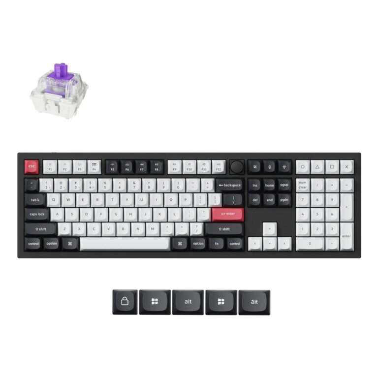 Keychron Q6 HE Mechanical Keyboard Wireless QWERTY UK English Black