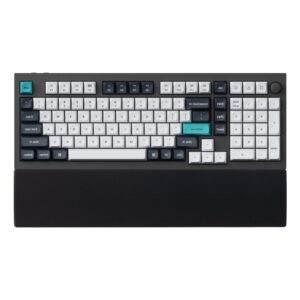 Keychron Silicone Palm Rest Wrist Rest for Q12, Q12 Max, Q5 Pro, Q5 Max, Q5 HE, and L3 Keyboards, Black