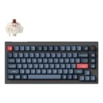 Keychron V1 Max 75% QWERTY UK English Mechanical Keyboard Wireless USB Bluetooth Black/Grey