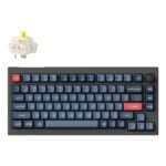Keychron V1 Max 75% Wireless Mechanical Keyboard QWERTY UK English Black, Grey