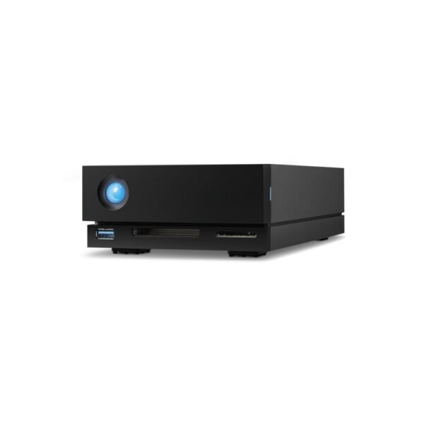 LaCie 1big Dock 10TB External Hard Drive 7200 RPM USB-A 3.2 Gen 1 Thunderbolt 3 Black
