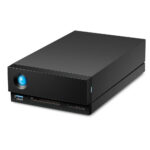 LaCie 1big Dock 8TB External Hard Drive USB 3.2 Gen 1 Thunderbolt 3 Aluminium Black