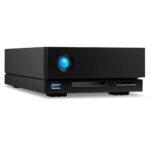 LaCie 1big Dock 8TB External Hard Drive USB 3.2 Gen 1 Thunderbolt 3 Aluminium Black