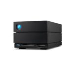 LaCie 2big Dock 48TB Desktop Disk Array with RAID 0/1, JBOD, Thunderbolt 3, USB 3.2 Gen 2, Black