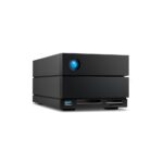 LaCie 2big Dock 48TB Desktop Disk Array with RAID 0/1, JBOD, Thunderbolt 3, USB 3.2 Gen 2, Black