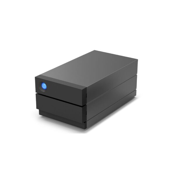 LaCie 2big RAID USB-C 40TB Desktop Disk Array with 2x Hot-Swap HDD Black