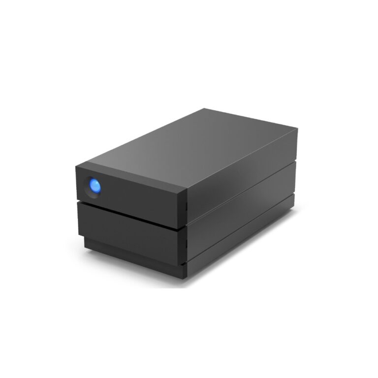 LaCie 2big RAID USB-C 40TB Desktop Disk Array with 2x Hot-Swap HDD Black