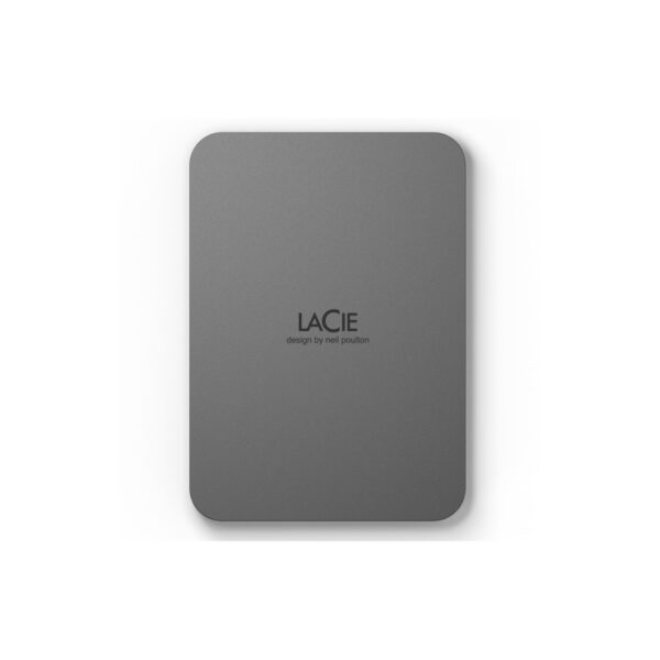 LaCie Mobile Drive Secure 4TB External Hard Drive USB-C 3.2 Gen 1 Grey