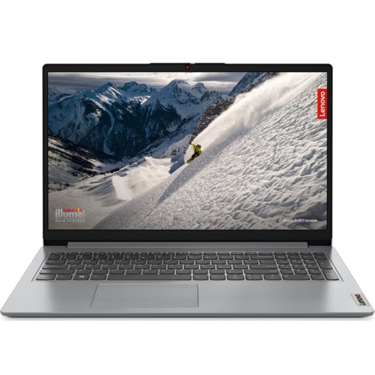 Lenovo IdeaPad 1 15.6" Full HD Laptop - AMD Ryzen 5 7520U, 8GB LPDDR5 RAM, 512GB SSD, Windows 11 Home, Cloud Grey