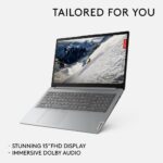 Lenovo IdeaPad 1 Laptop 15.6 Inch Full HD AMD Ryzen 5 7520U 16GB LPDDR5 RAM 512GB SSD Windows 11 Home Cloud Grey