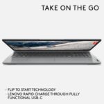 Lenovo IdeaPad 1 Laptop 15.6 Inch Full HD AMD Ryzen 5 7520U 16GB LPDDR5 RAM 512GB SSD Windows 11 Home Cloud Grey