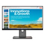 Lenovo ThinkVision P24QD-40 23.8" WQHD IPS 120Hz Monitor - HDR10, USB Hub, KVM, Black