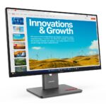 Lenovo ThinkVision P24QD-40 23.8" WQHD IPS 120Hz Monitor - HDR10, USB Hub, KVM, Black