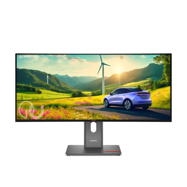 Lenovo ThinkVision P34WD-40 34" WQHD 120Hz Curved IPS Monitor with USB-C Docking 140W PD Black