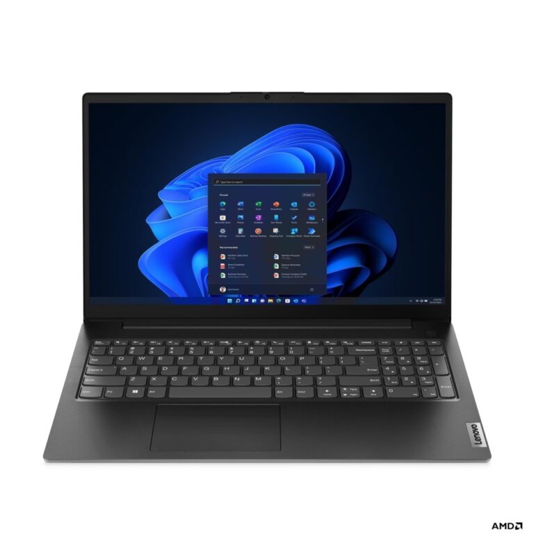Lenovo V15 G4 AMN 15.6 Inch Full HD Laptop, AMD Ryzen 5 7520U, 8GB RAM, 512GB SSD, AMD Radeon 610M, Windows 11 Home, Business Black