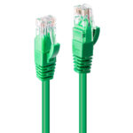 Lindy 0.3m Cat6 U/UTP Network Cable - RJ-45 to RJ-45, Green