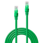 Lindy 0.3m Cat6 U/UTP Network Cable - RJ-45 to RJ-45, Green
