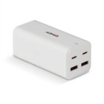 Lindy 100W 4-Port USB Type-A & Type-C GaN Charger with PPS & Power Delivery - White