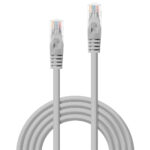 Lindy 1m Cat5e U/UTP Network Cable, RJ-45, 1000 Mbit/s, 100 MHz, Gold Plated, Grey