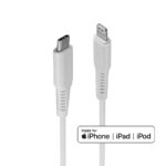 Lindy 1m USB 2.0 Type C to Lightning Cable White MFi Certified 480 Mbit/s