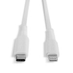 Lindy 1m USB 2.0 Type C to Lightning Cable White MFi Certified 480 Mbit/s
