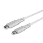 Lindy 1m USB 2.0 Type C to Lightning Cable White MFi Certified 480 Mbit/s