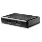 Lindy 2 Port HDMI 10.2G Splitter, Compact, 4K 3840x2160 30Hz, Black