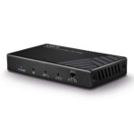 Lindy 2 Port HDMI 2.0 18G Splitter, 4K 60Hz 4:4:4, HDCP 2.2, Metal Housing, Black