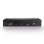 Lindy 2 Port HDMI 2.0 18G Splitter, 4K 60Hz 4:4:4, HDCP 2.2, Metal Housing, Black