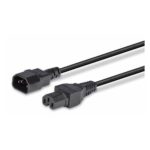 Lindy 2m IEC C14 Male to C15 Female Hot Condition Power Cable, Black