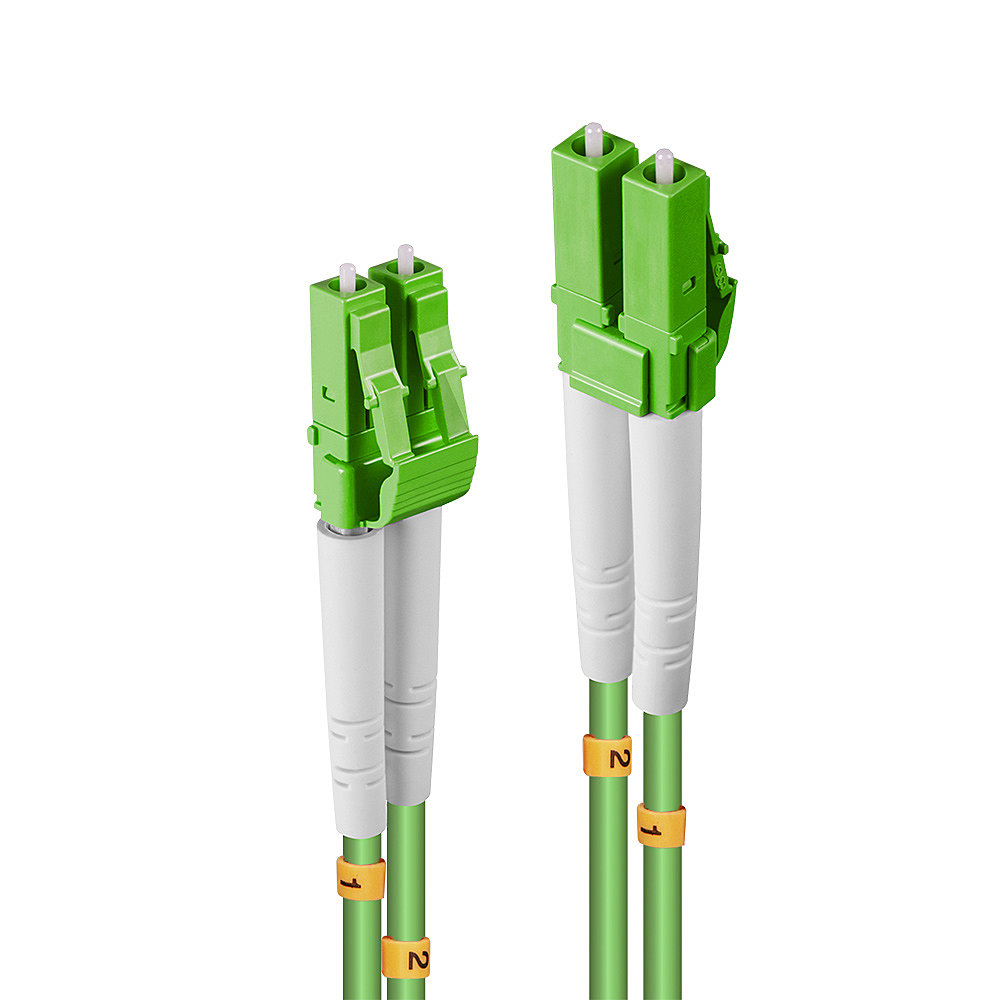 Lindy 3m Fibre Optic Cable LC/LC, 50/125µm OM5 Multi-mode LSZH Green Lindy 3m Fibre Optic Cable LC/LC, 50/125µm OM5 Multi-mode LSZH Green