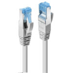 Lindy 5m Cat.6A S/FTP LSZH Grey Network Cable RJ45 to RJ45, 10 Gigabit Ethernet, 500MHz