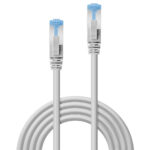 Lindy 5m Cat.6A S/FTP LSZH Grey Network Cable RJ45 to RJ45, 10 Gigabit Ethernet, 500MHz