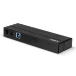 Lindy 7 Port USB 3.2 Gen 1 Hub - USB Type-A, 5Gbps, BC 1.2 Charging, Black