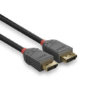 Lindy Anthra Line DisplayPort 1.4 Cable 1m Male to Male 8K 60Hz 32.4Gbps Black