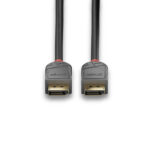 Lindy Anthra Line DisplayPort 1.4 Cable - 2m, Male to Male, 8K 60Hz, Gold-Plated, Black