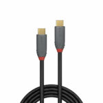 Lindy Anthra Line USB-C to USB-C Cable 2m, USB 3.2 Gen 2, 100W PD, Black