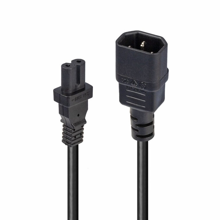 Lindy C14 Male to C7 Female Power Cable 2m Black