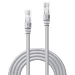 Lindy Cat.6 U/UTP Network Cable 3m, RJ-45, Gigabit Ethernet, Gold Plated, Grey