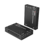 Lindy HDMI & IR over IP Extender H.265 1080p 60Hz 150m Cat5e/Cat6 Black